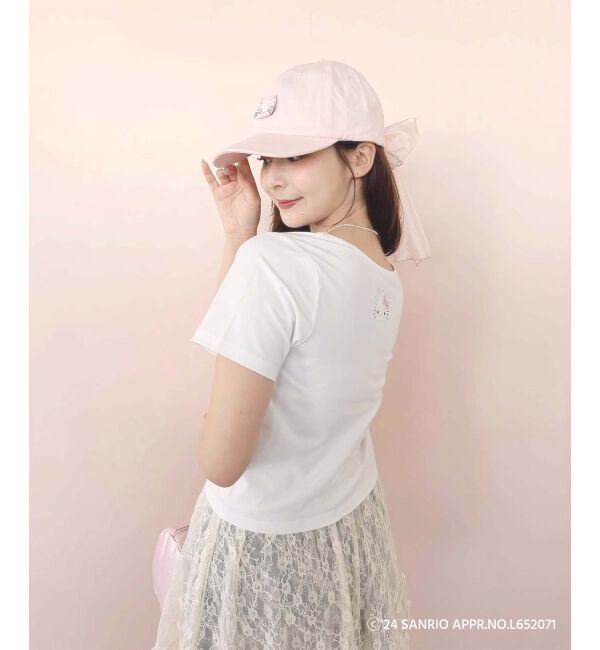 MAJESTICLEGON「ハローキティ パールリボンT」|Tシャツ・カットソー|