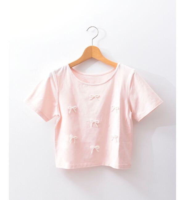 MAJESTICLEGON「ハローキティ パールリボンT」|Tシャツ・カットソー|