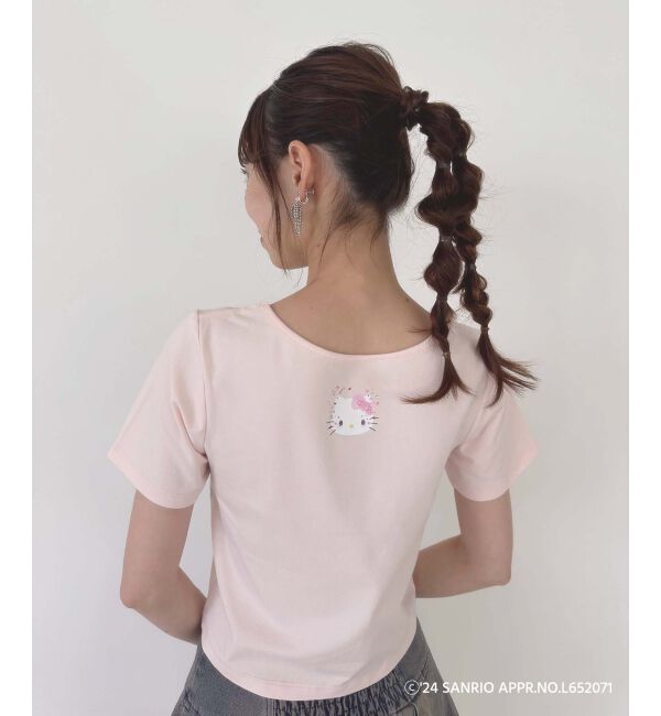 MAJESTICLEGON「ハローキティ パールリボンT」|Tシャツ・カットソー|