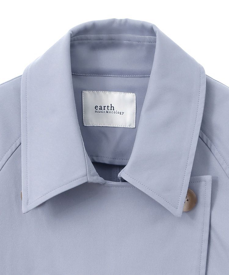 earth music&ecology「ショートトレンチコート」|トレンチコート|