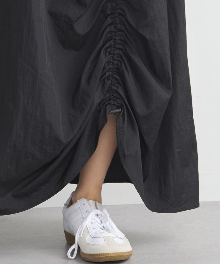 earth music&ecology「ドロストギャザースカート」|スカート|