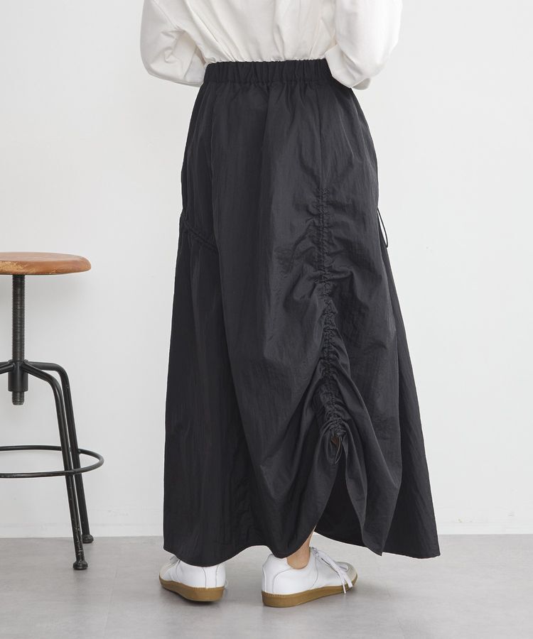 earth music&ecology「ドロストギャザースカート」|スカート|