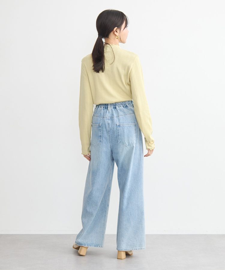 earth music&ecology「ランダムチェーンリブハイネックプルオーバー」|Tシャツ・カットソー|