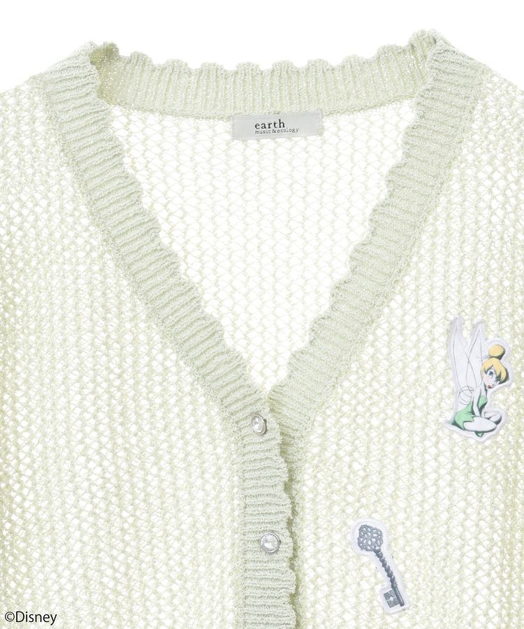 earth music&ecology「Tinker Bell/透かし編みカーディガン」|カーディガン|