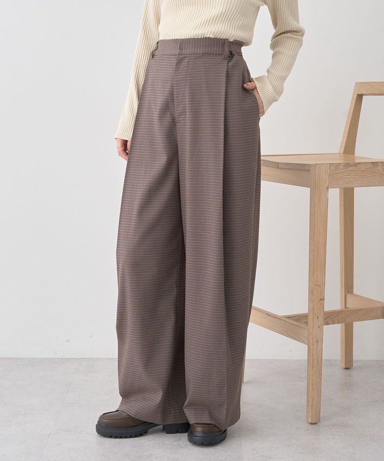 earth music&ecology「ウエストタブタックパンツ」|その他|