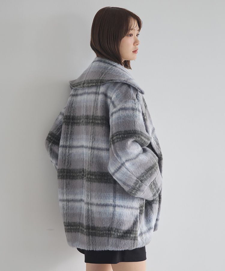 earth music&ecology「チェックシャギーコート」|その他|