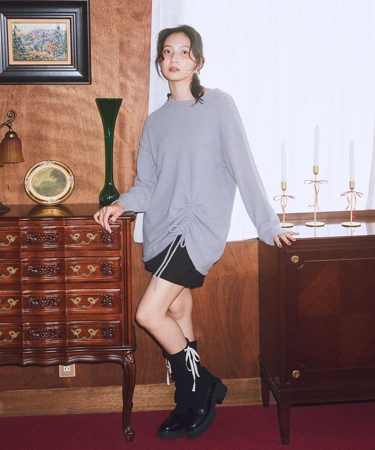 earth music&ecology「ORiental TRaffic サイドジップブーツ」|ショートブーツ|