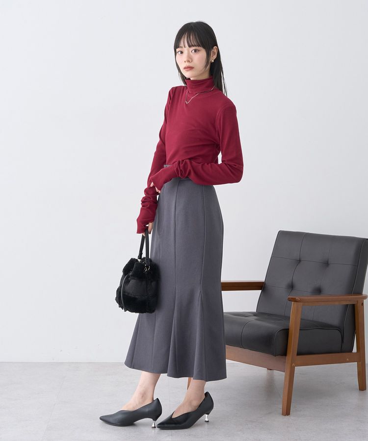 earth music&ecology「リブタートルネックプルオーバー」|Tシャツ・カットソー|