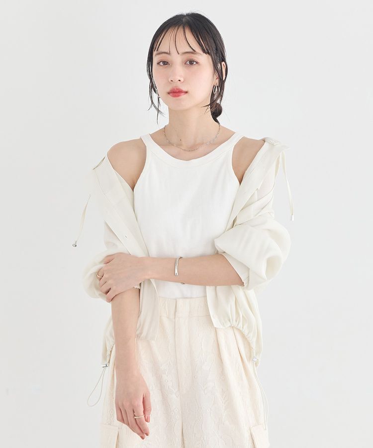 earth music&ecology「アメスリテレコタンクトップ」|キャミソール|