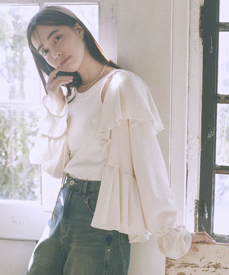 earth music&ecology「アメスリテレコタンクトップ」|キャミソール|