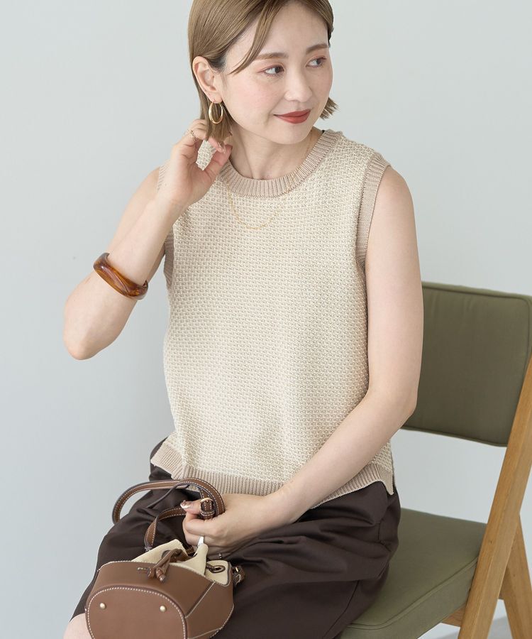 AMERICAN HOLIC「ジャガードニットベスト」|ベスト・ジレ|