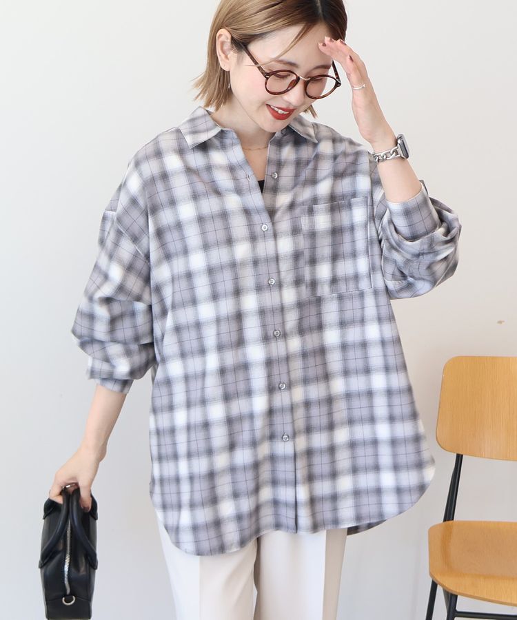 AMERICAN HOLIC「ビエラ起毛チェックシャツ」|シャツ・ブラウス|