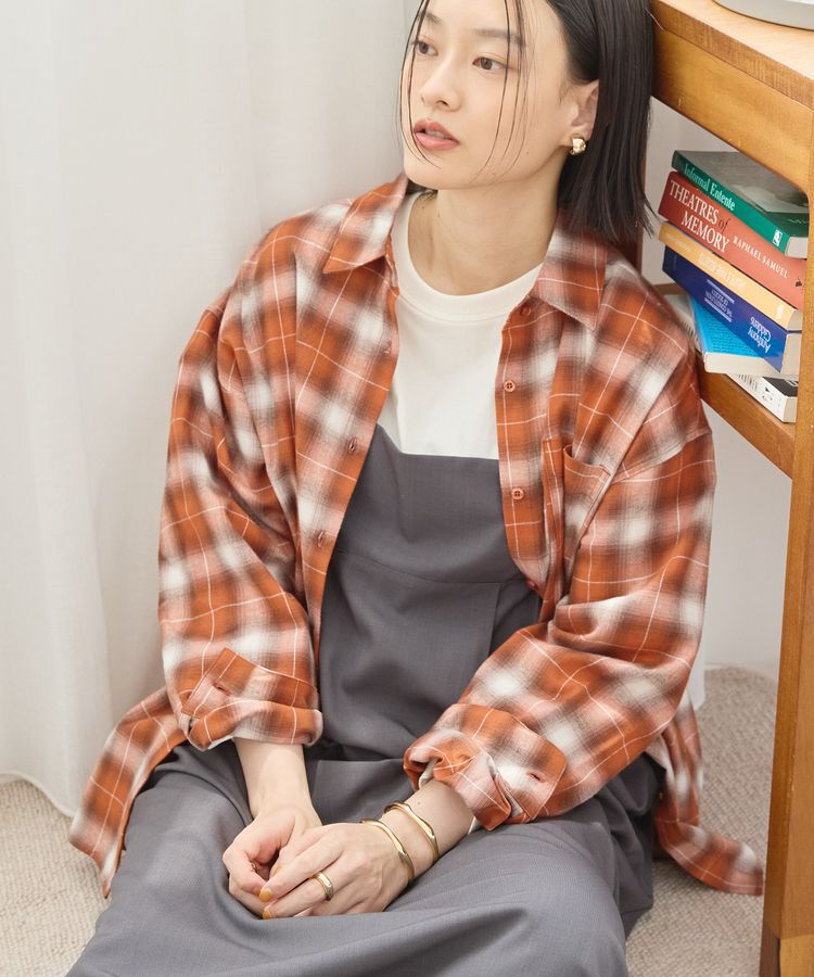 AMERICAN HOLIC「ビエラ起毛チェックシャツ」|シャツ・ブラウス|