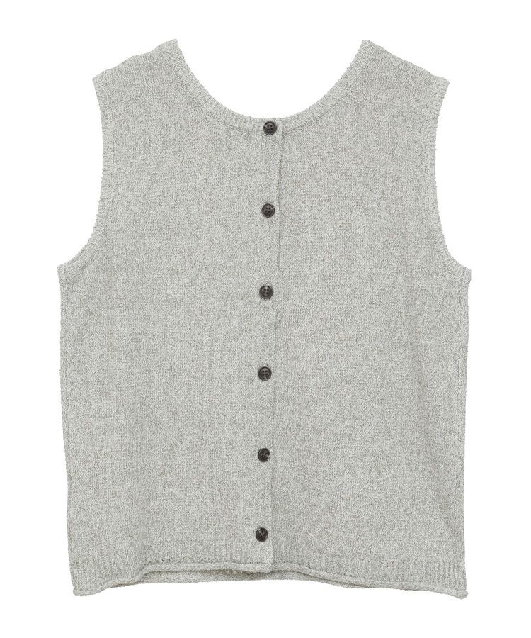 Green Parks「前後2way ミックスカラーノースリーブニット」|ベスト・ジレ|