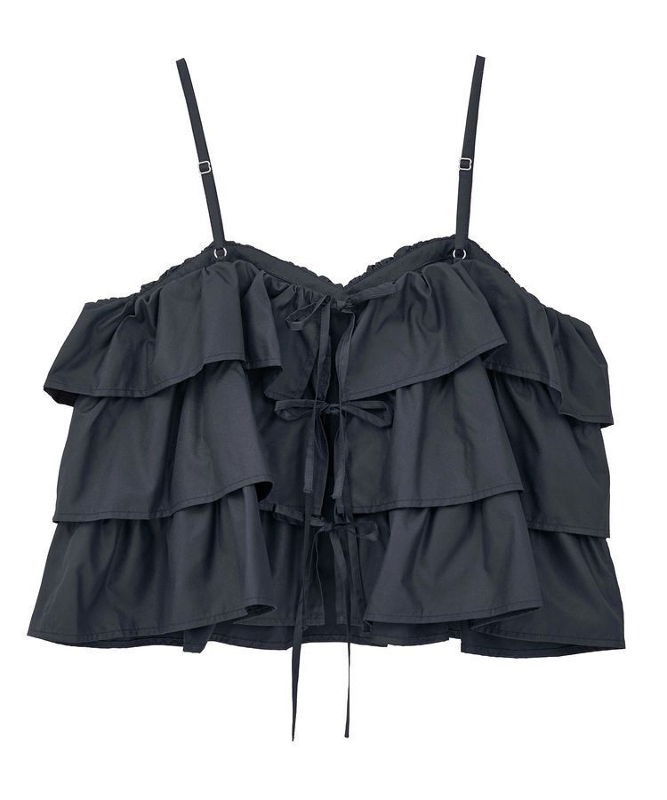 Green Parks「・SUGAR SPOON レザーライクティアードキャミ」|ベスト・ジレ|