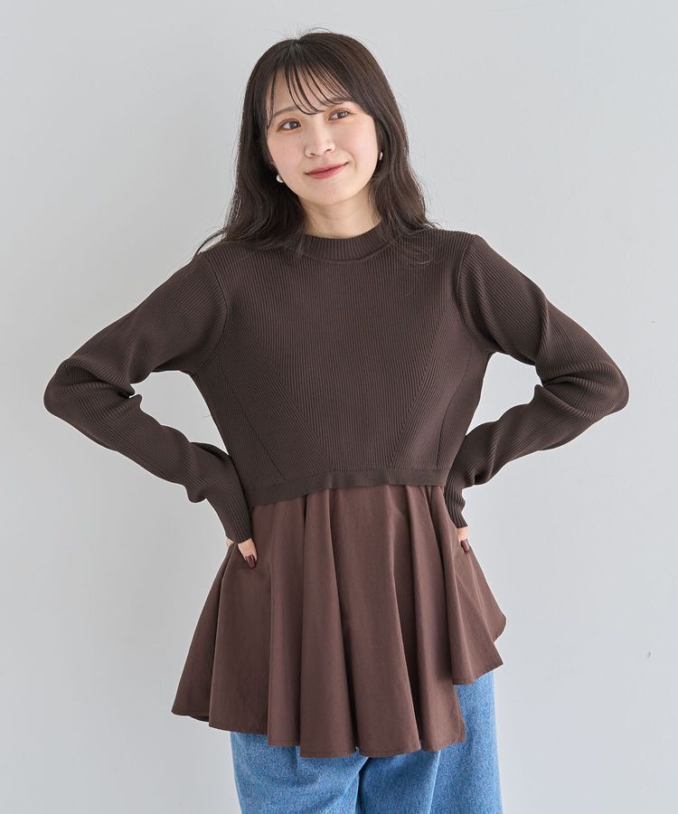 Green Parks「・ELENCARE DUE ハイブリットハイネックニット」|ニット・セーター|