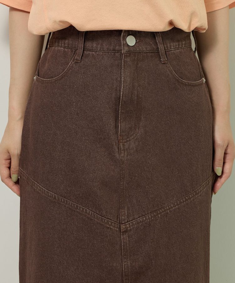 Green Parks「デニムタイトロングスカート」|タイト|