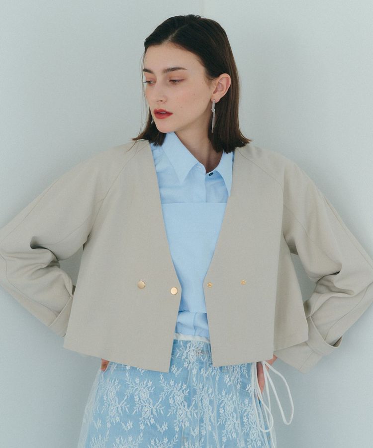 YECCA VECCA「ノットボールチェーンピアス」|ピアス|