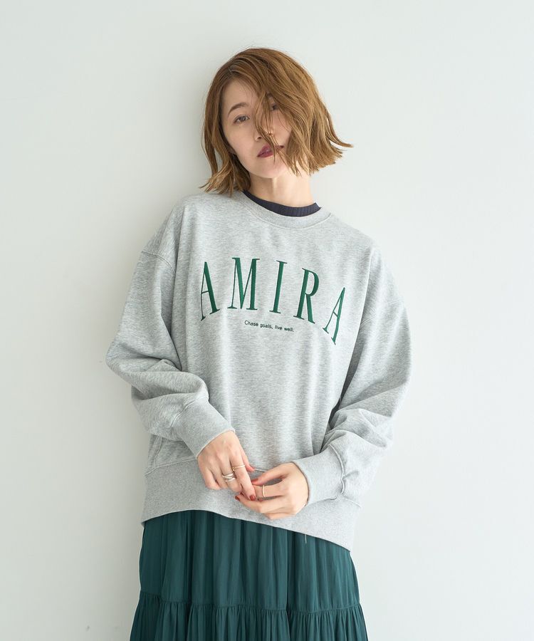 YECCA VECCA「刺繍ロゴスウェット」|スウェット・ジャージ|Gray Mixture