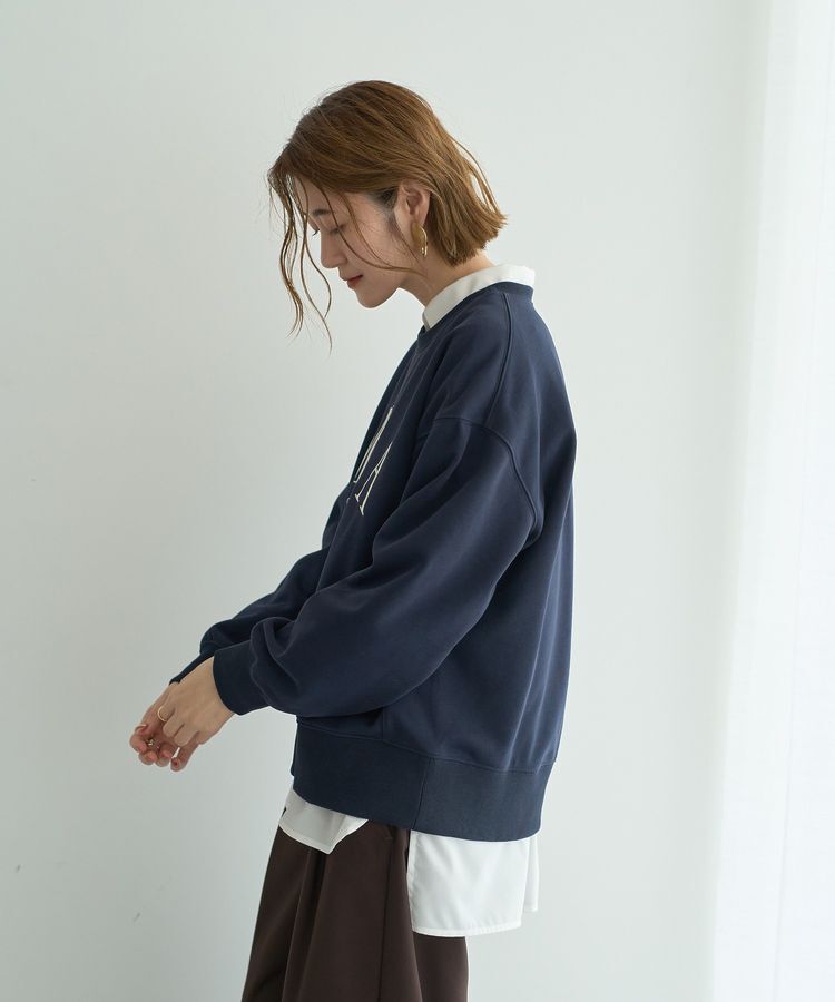 YECCA VECCA「刺繍ロゴスウェット」|スウェット・ジャージ|