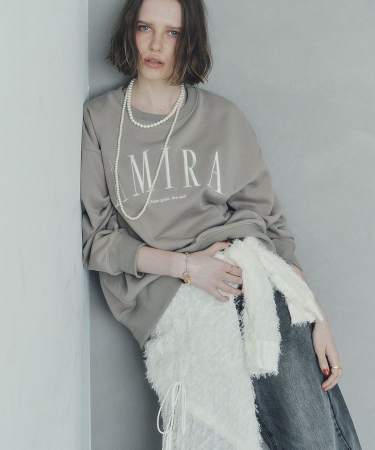 YECCA VECCA「刺繍ロゴスウェット」|スウェット・ジャージ|