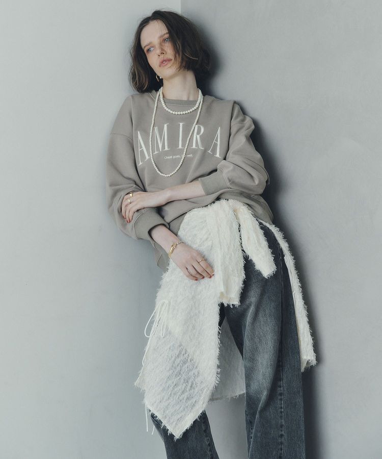 YECCA VECCA「刺繍ロゴスウェット」|スウェット・ジャージ|