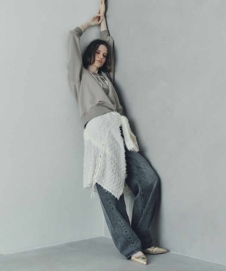 YECCA VECCA「刺繍ロゴスウェット」|スウェット・ジャージ|