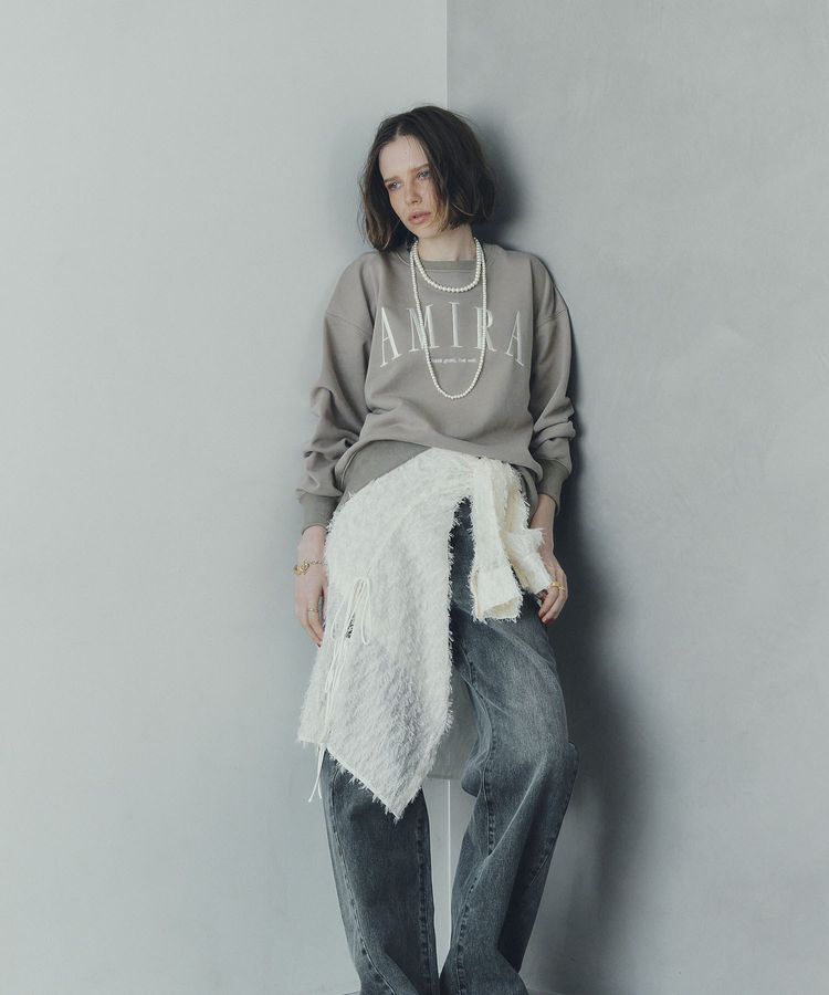 YECCA VECCA「刺繍ロゴスウェット」|スウェット・ジャージ|