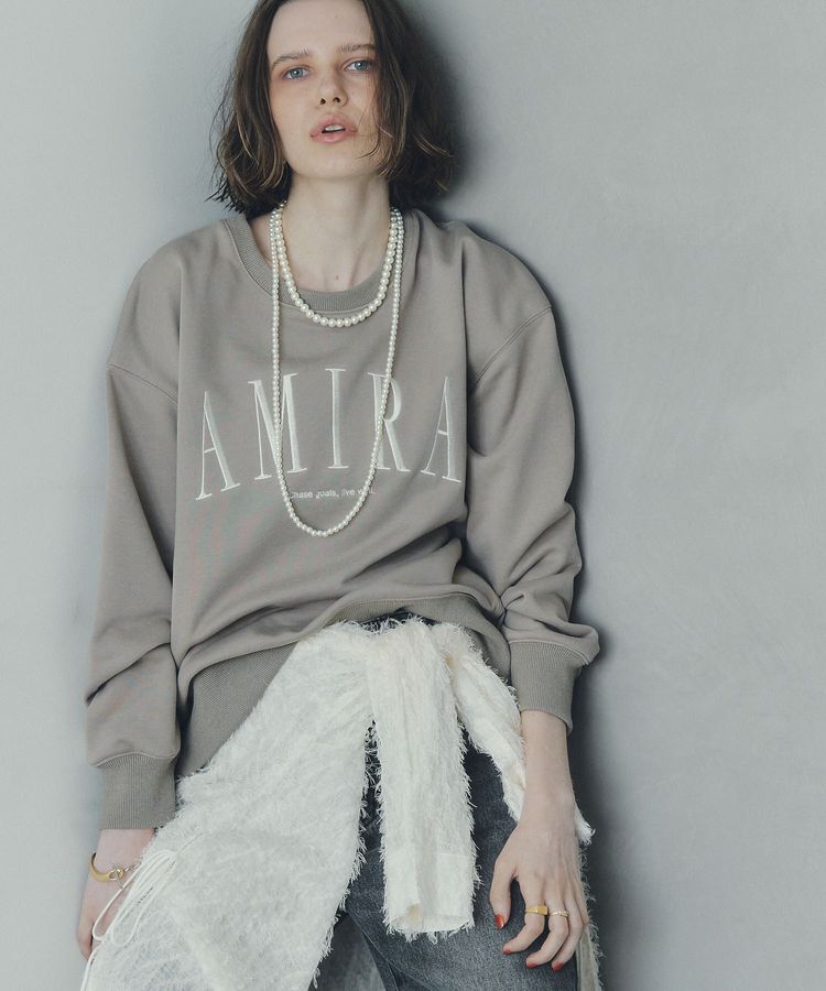 YECCA VECCA「刺繍ロゴスウェット」|スウェット・ジャージ|