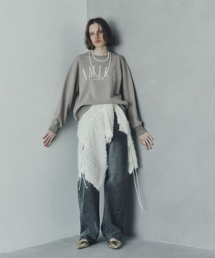 YECCA VECCA「刺繍ロゴスウェット」|スウェット・ジャージ|