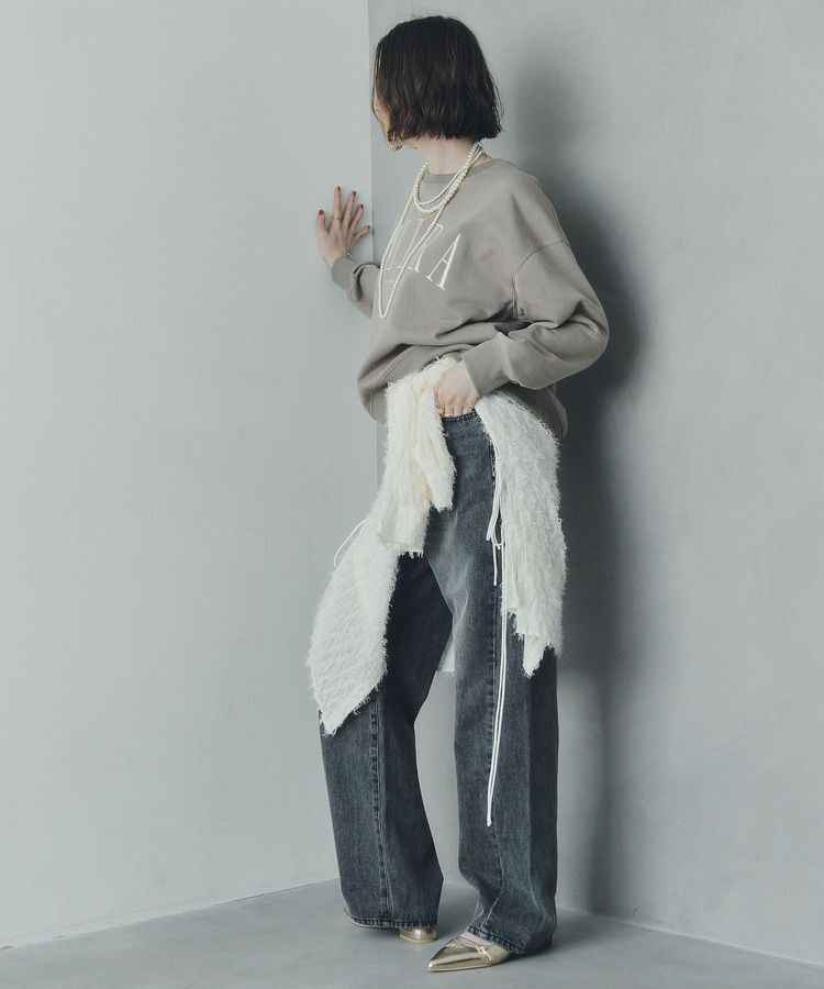 YECCA VECCA「刺繍ロゴスウェット」|スウェット・ジャージ|