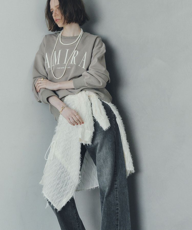 YECCA VECCA「刺繍ロゴスウェット」|スウェット・ジャージ|