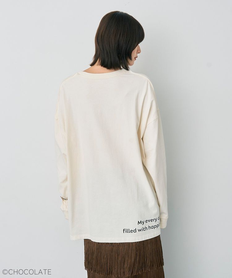 YECCA VECCA「【Whippi&Wrappi】プリントロンTee①」|Tシャツ・カットソー|