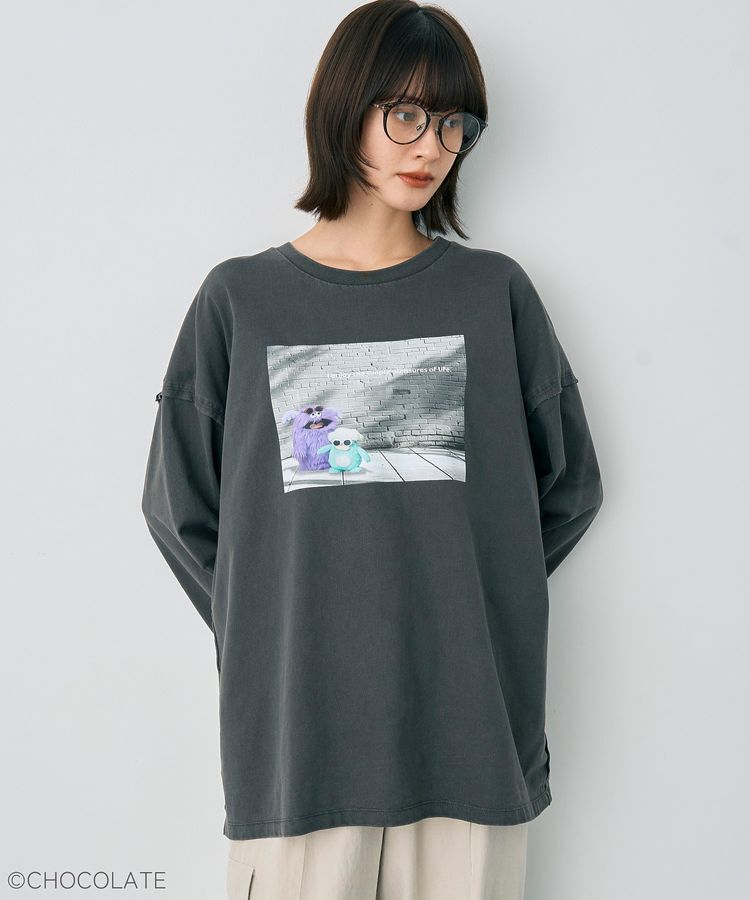 YECCA VECCA「【Whippi&Wrappi】プリントロンTee①」|Tシャツ・カットソー|