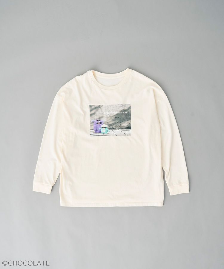 YECCA VECCA「【Whippi&Wrappi】プリントロンTee①」|Tシャツ・カットソー|