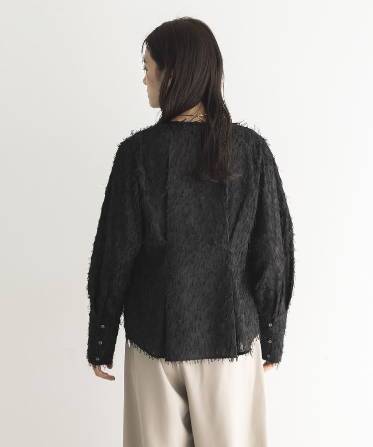 GARAGE OF GOOD CLOTHING「ジャガードタックブラウス」|シャツ・ブラウス|