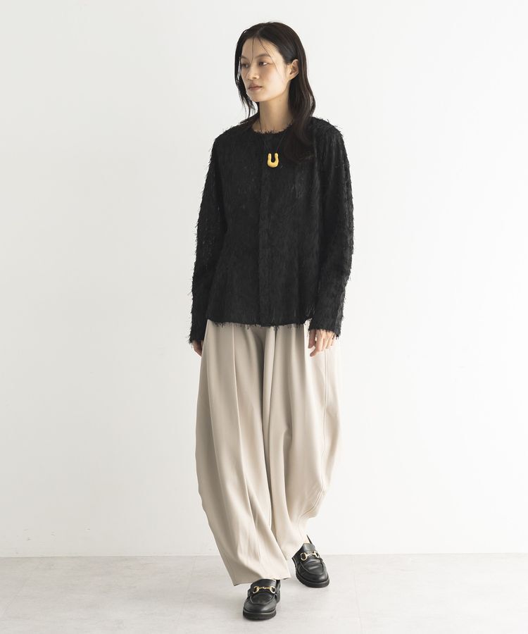 GARAGE OF GOOD CLOTHING「ジャガードタックブラウス」|シャツ・ブラウス|