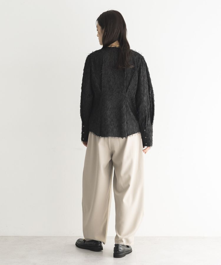 GARAGE OF GOOD CLOTHING「ジャガードタックブラウス」|シャツ・ブラウス|