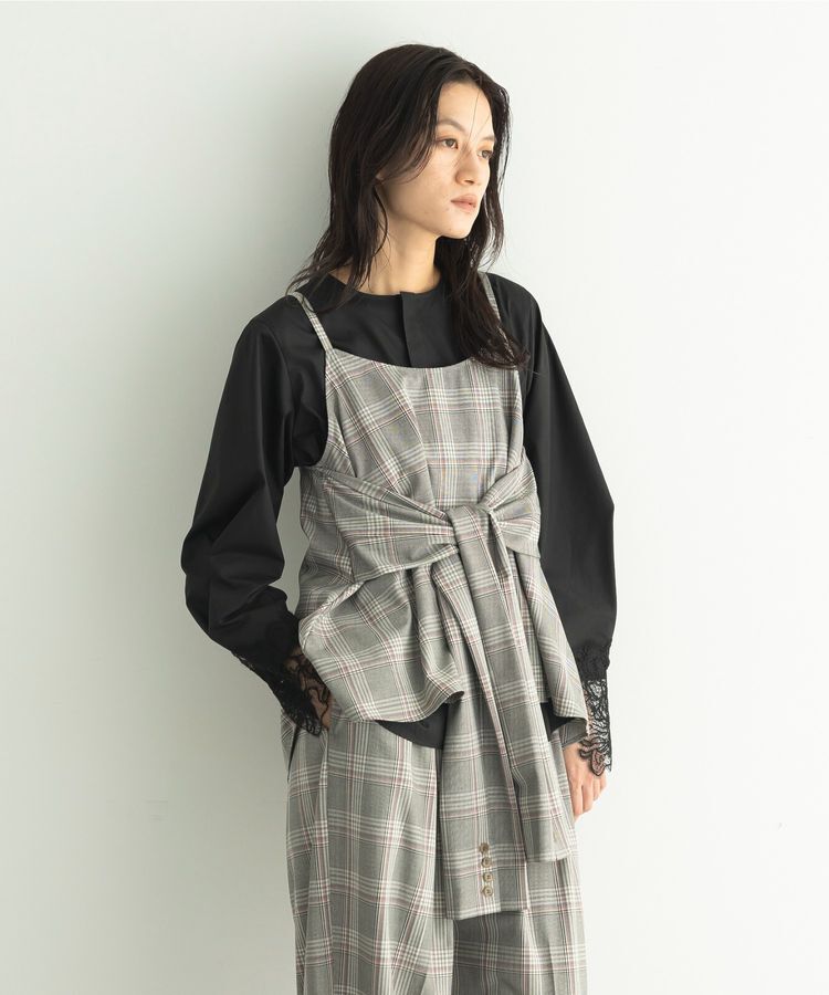 GARAGE OF GOOD CLOTHING「ムジレースカフスタックブラウス」|シャツ・ブラウス|