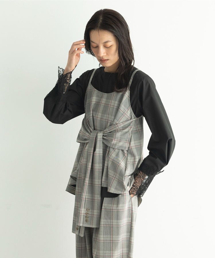 GARAGE OF GOOD CLOTHING「ムジレースカフスタックブラウス」|シャツ・ブラウス|