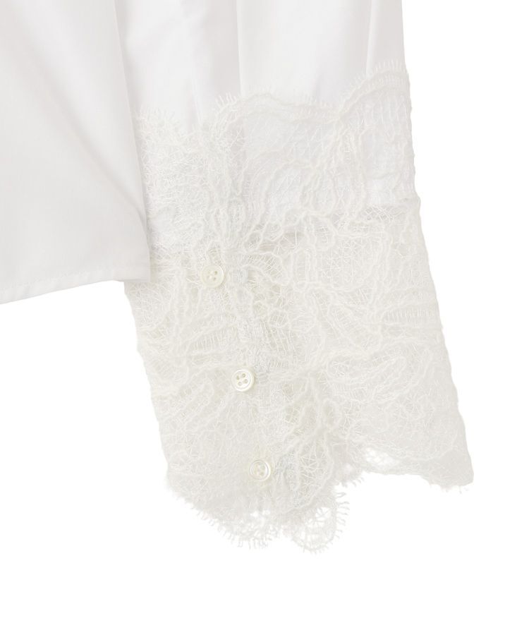 GARAGE OF GOOD CLOTHING「ムジレースカフスタックブラウス」|シャツ・ブラウス|