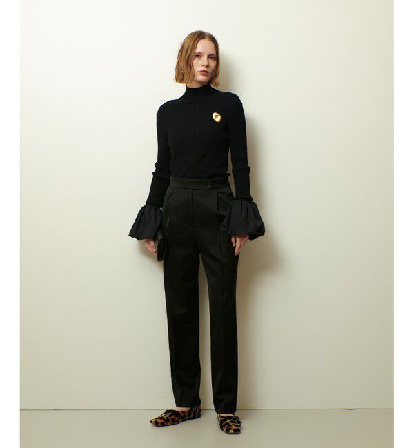 allureville「クロップドテーパードパンツ」|チノ|