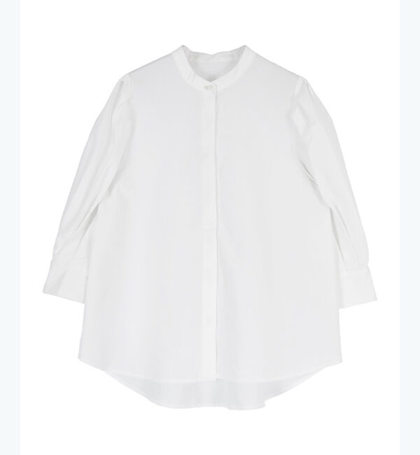 ur's「【星玲奈さんコラボアイテム】バンドカラーパフスリーブブラウス」|シャツ・ブラウス|