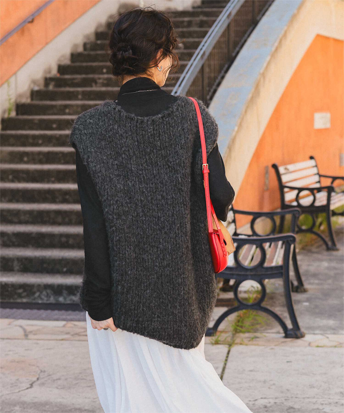 titivate「ローゲージニットベスト」|ニット・セーター|