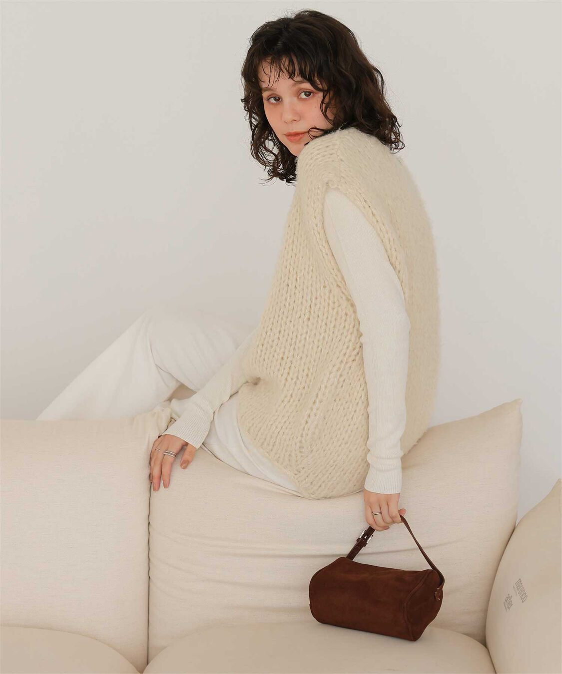 titivate「ローゲージニットベスト」|ニット・セーター|