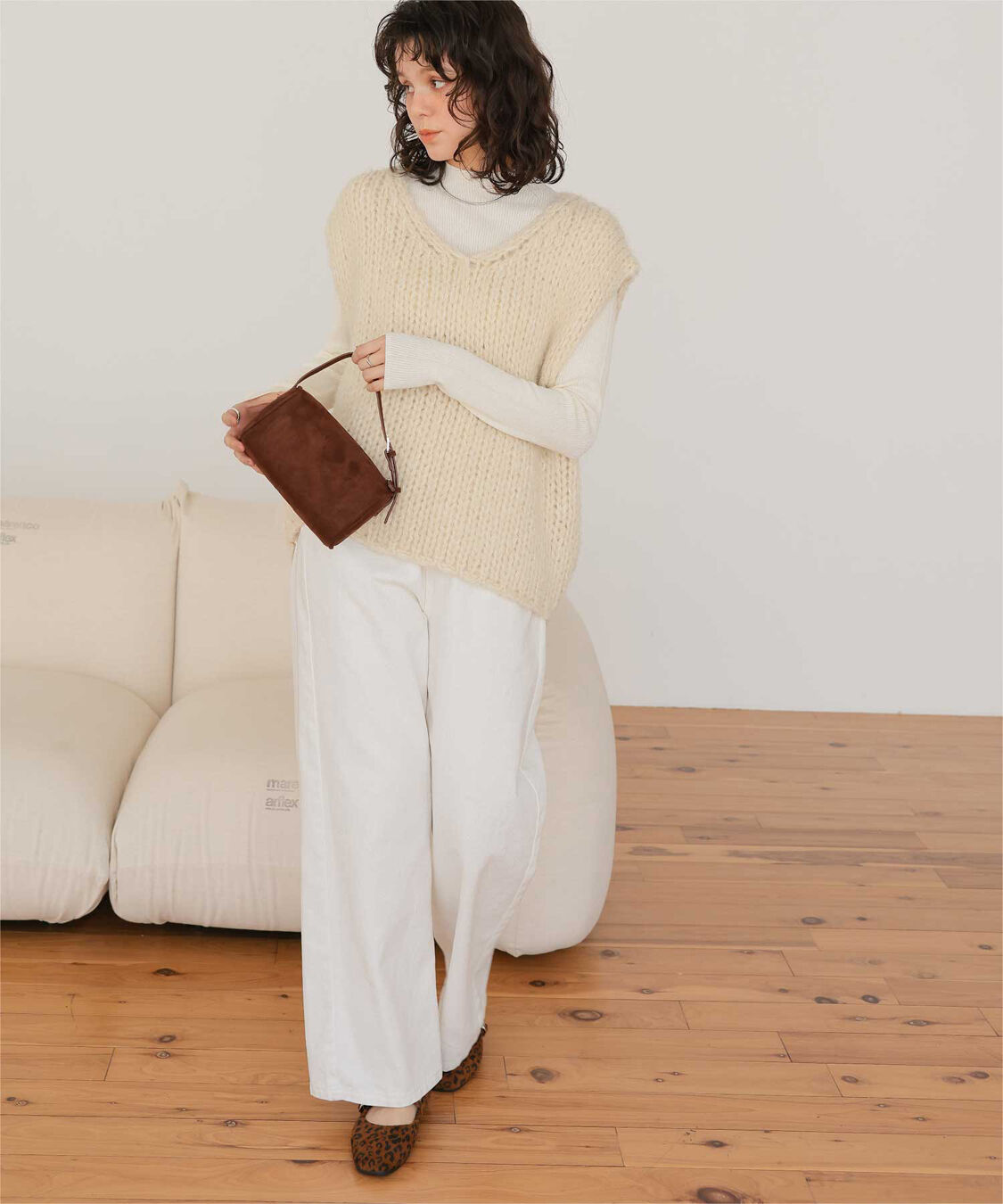 titivate「ローゲージニットベスト」|ニット・セーター|