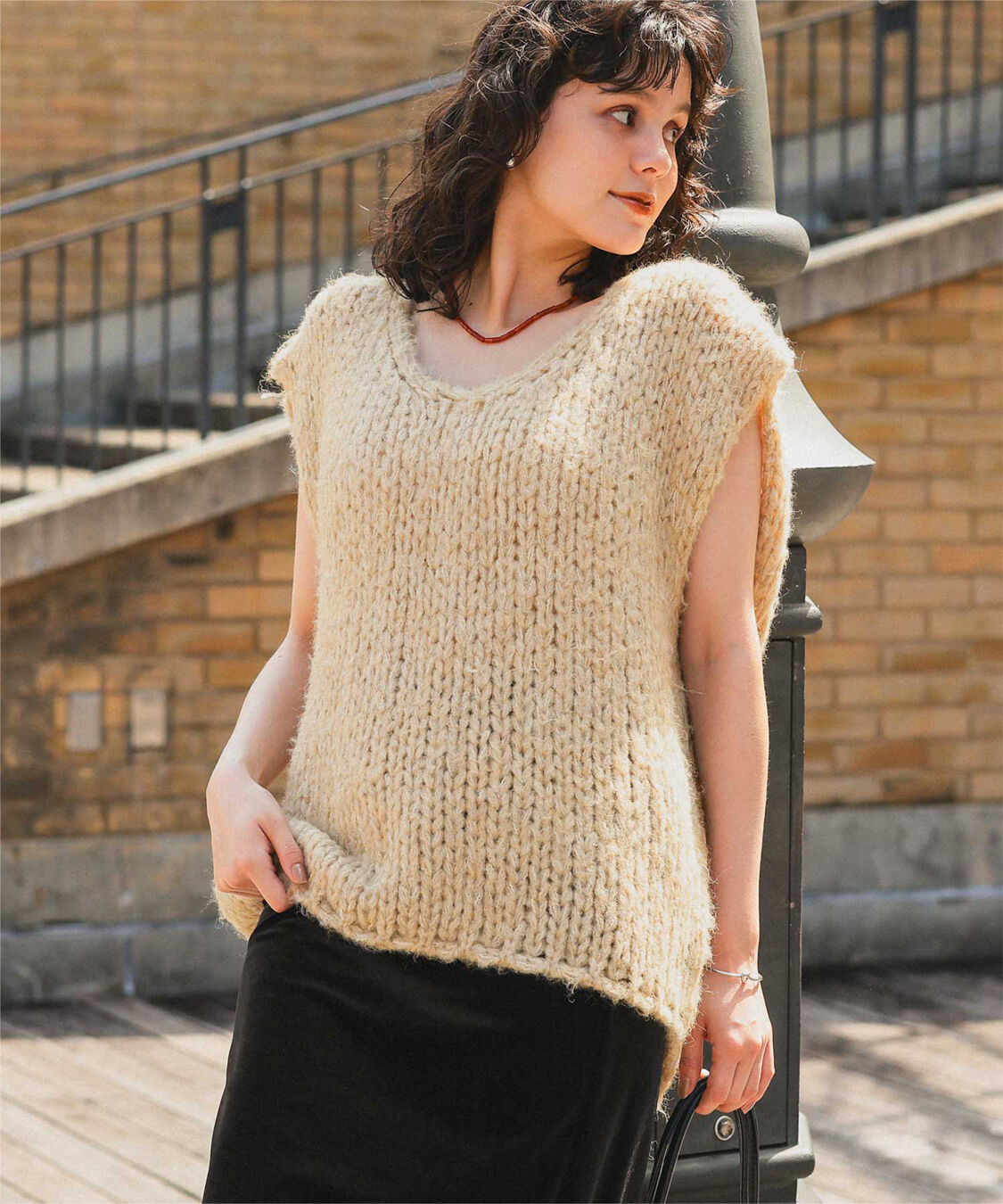 titivate「ローゲージニットベスト」|ニット・セーター|