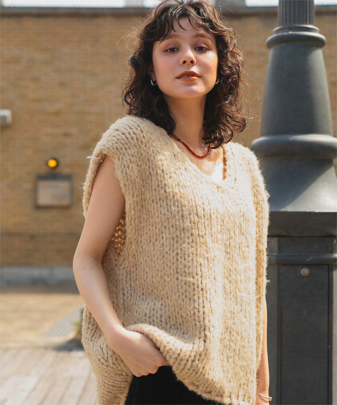 titivate「ローゲージニットベスト」|ニット・セーター|