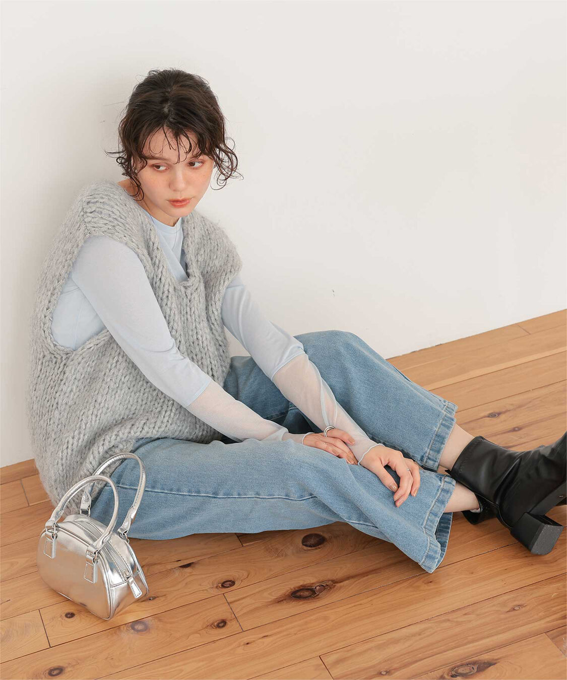 titivate「ローゲージニットベスト」|ニット・セーター|