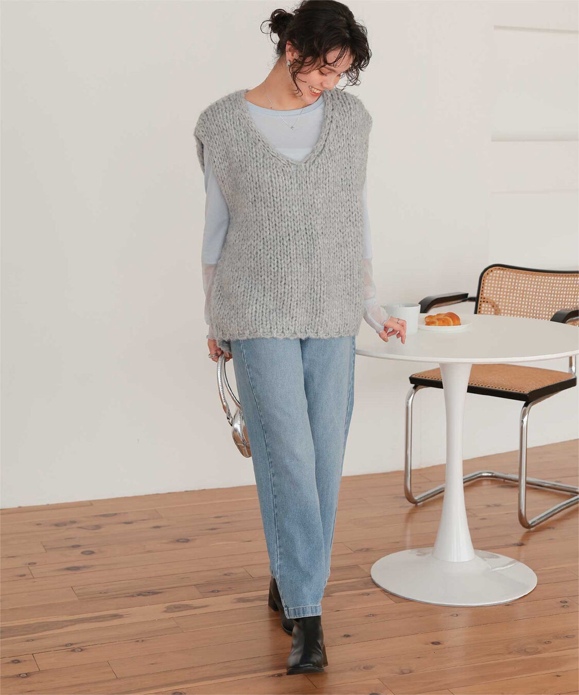 titivate「ローゲージニットベスト」|ニット・セーター|